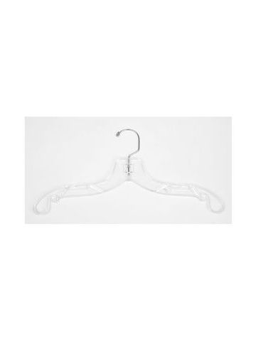 14" Clear, Heavy Duty Top Hangers with Metal Swivel