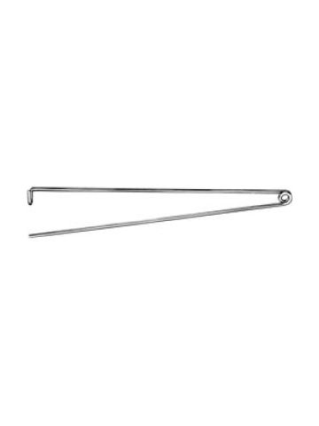 14" Chrome, Steel Diaper Pin Rod