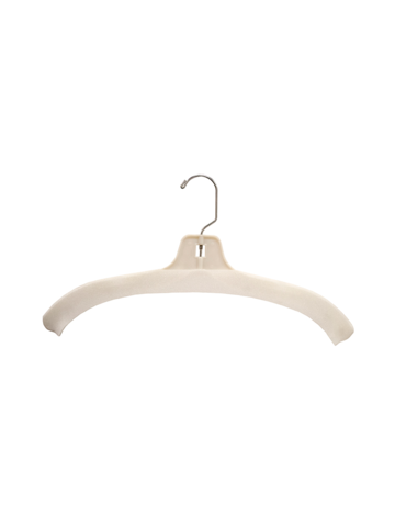 17" Foam Cover Hanger, White