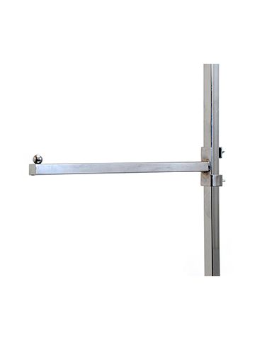 16" Straight Square Arm for Square Upright, Garment Rack Accessories