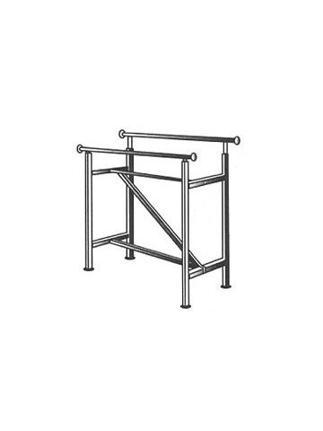 Rectangular 2 Hangrail Rack