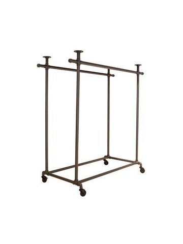 Double Ballet Bar (Frame Only) Garment Rack