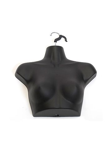 Molded Form 1/3rd Female Body, Chest, Black