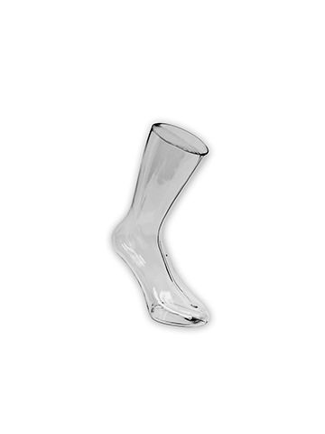 Hosiery Display Clear Leg, Calf  High 13" Tall