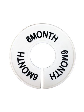 "6 MO" Round Size Dividers