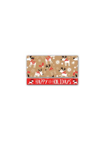 Money Holder Cards, Reindeer Hop Collection, 8.5" x 3.5"