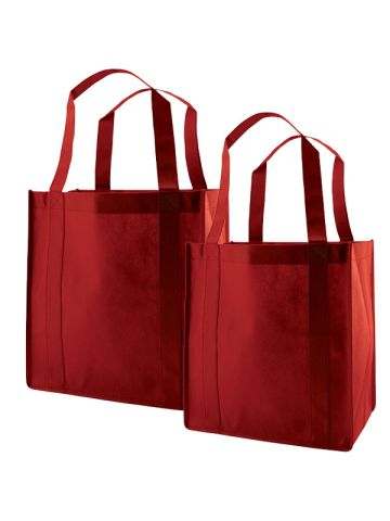 Reusable Grocery Bags, Burgundy