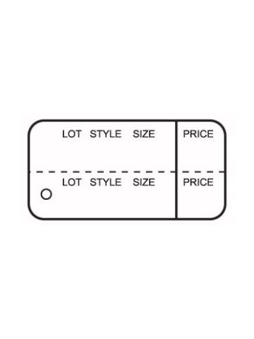 Strung Apparel Tags, 1-3/8" x 2-7/8"