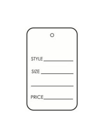 UnStrung Apparel Tags, 1-1/4" x 1-7/8"