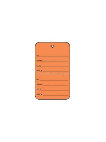 1 3/4" Orange, UnStrung Apparel Colored Tags