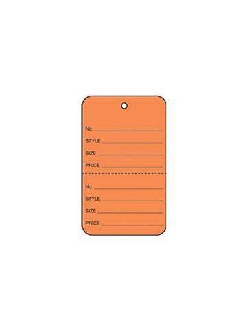 1 1/4" Orange, UnStrung Apparel Colored Tags