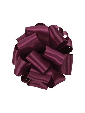 Wine, Double Faced Satin Ribbon