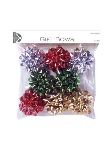 Bow Assortments for Resale Festive Metallic