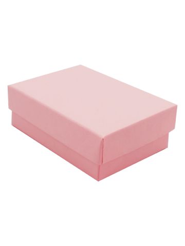 Pink Kraft Jewelry Boxes, 3" x 2-1/8" x 1"