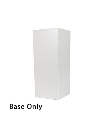 6" x 6" x 15", White Base, Hi Wall 2 Piece Gift Box