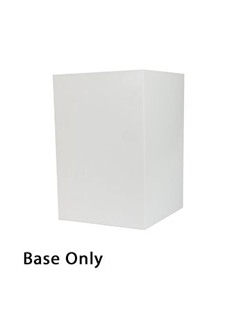 8" x 8" x 12", White Base, Hi Wall 2 Piece Gift Box