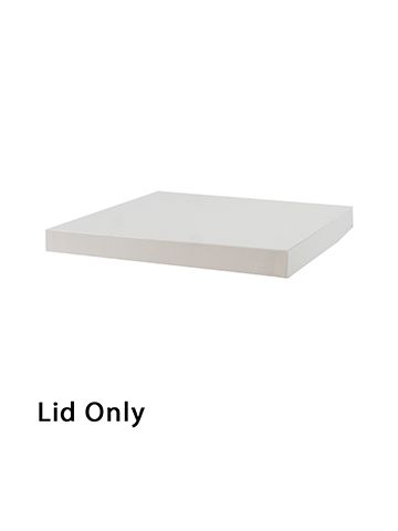 14" x 14", White Lid, Hi Wall 2 Piece Gift Box