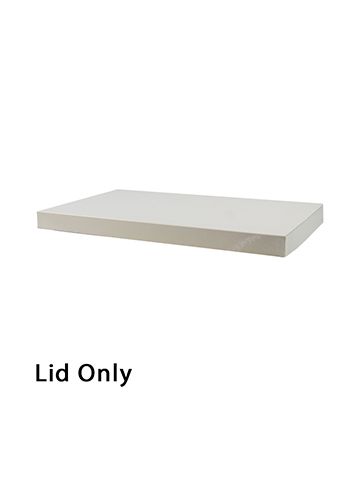 19" x 12", White Lid, Hi Wall 2 Piece Gift Box