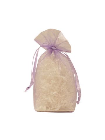 Gusseted Organza Bags, Lavender, 5" x 8"