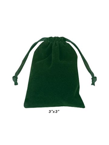 Velvet Bags, Hunter Green