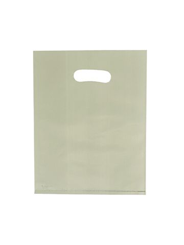 Ivory, Frosted Merchandise Bags, 9" x 12"