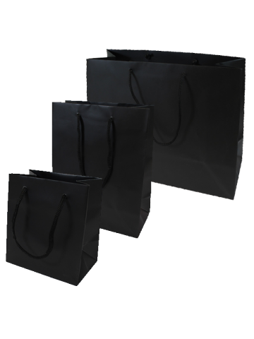 Black, Matte Laminated EuroTotes