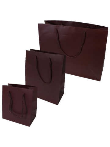 Burgundy, Matte Laminated EuroTotes