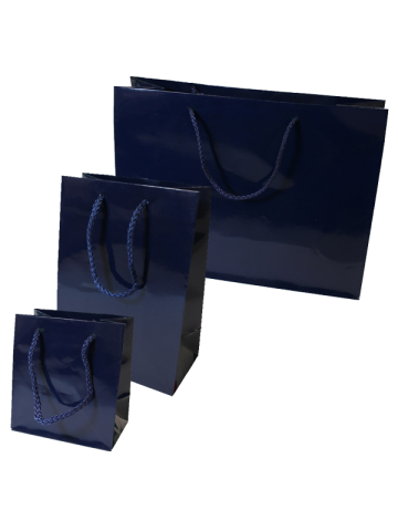 Navy Blue, Gloss Laminated EuroTotes