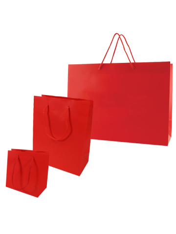 Red, Matte Laminated EuroTotes