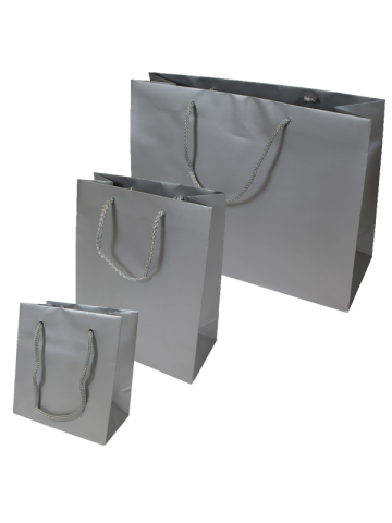 Silver, Matte Laminated EuroTotes