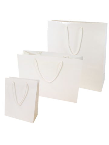 White, Gloss Laminated EuroTotes