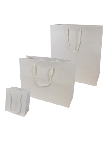 White, Matte Laminated EuroTotes