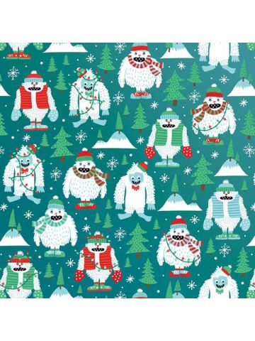 Yeti for the Holidays, Holiday Animal Gift Wrap