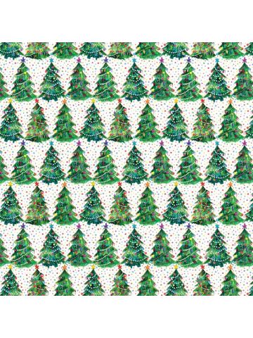 Christmas Trees, Mistletoe Gift Wrap