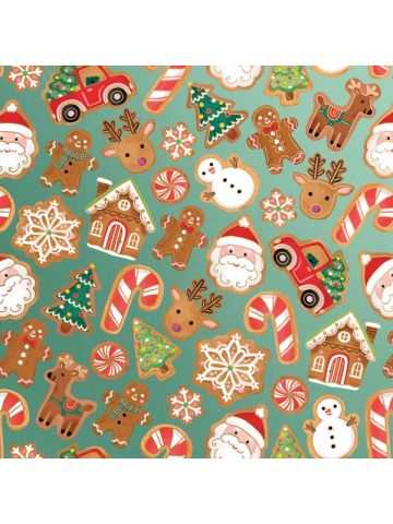 Christmas Cookies, Candy Gift Wrap