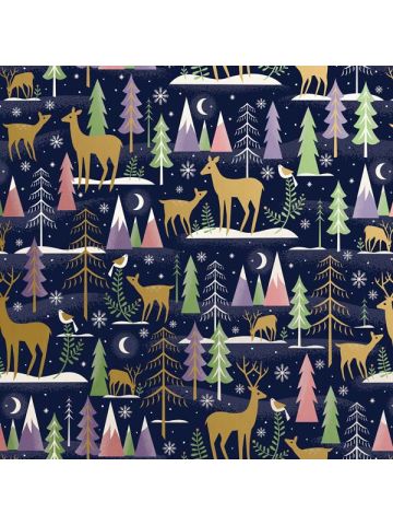 Winter Serenity, Holiday Animal Gift Wrap