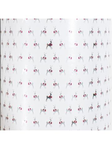 Oh Deer Burgundy, Holiday Animal Gift Wrap