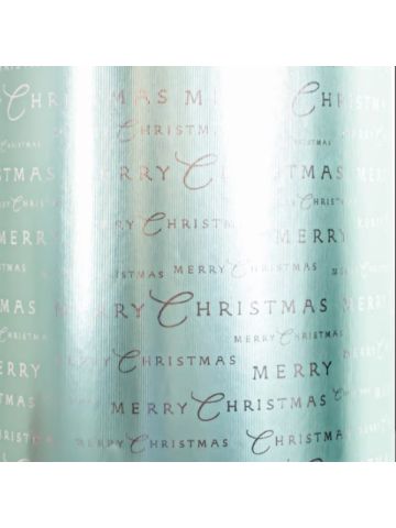 Mint Merry Script, Christmas Patterns Gift Wrap