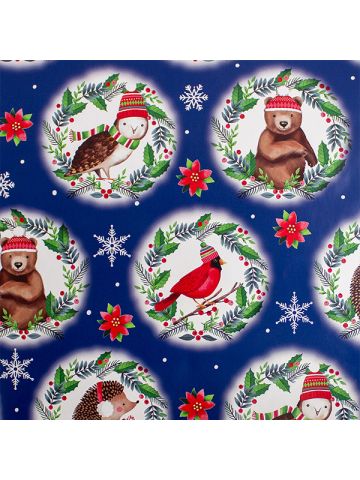 Winter Wildlife, Holiday Animal Gift Wrap