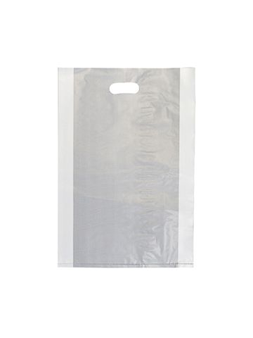 Clear, Frosted Merchandise Bags, 14" x 3" x 21"