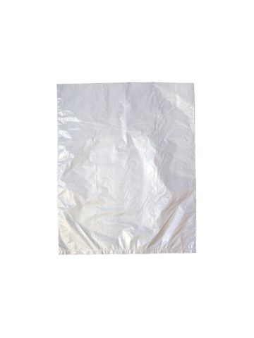 White, Plastic Merchandise Bags, 8.5" x 11"