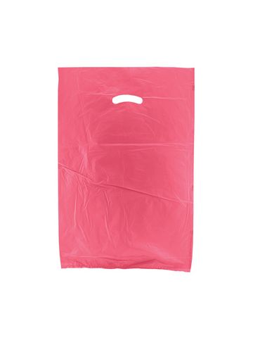 Magenta, Plastic Merchandise Bags, 16" x 4" x 24"