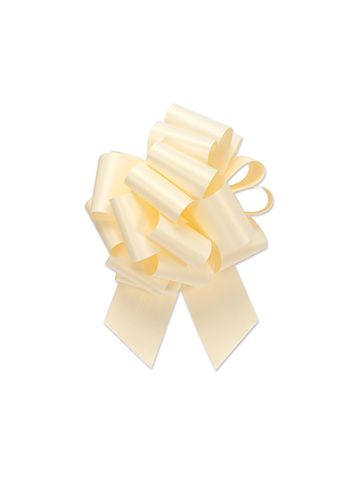 Ivory, Flora Satin Perfect Bows