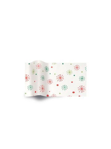 Season's Greetings Snowflakes, Holiday & Christmas Printed Tissue Paper