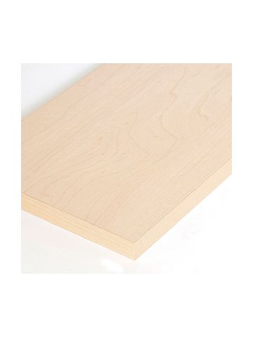 Melamine Shelving, Maple, 12" x 48"