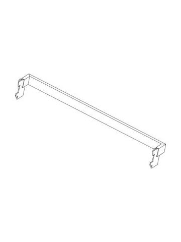 2" Hang Bar, Brushed Satin Nickel