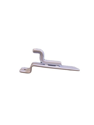 1" White, Heavy duty slatwall hook with 90 deg. Tip