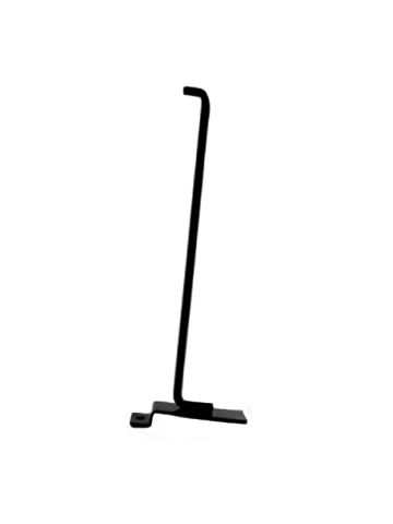 9" Black, Heavy duty slatwall hook with 90 deg. Tip