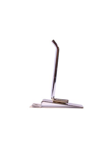 4" Chrome, Heavy duty slatwall hook with 45 deg. Tip