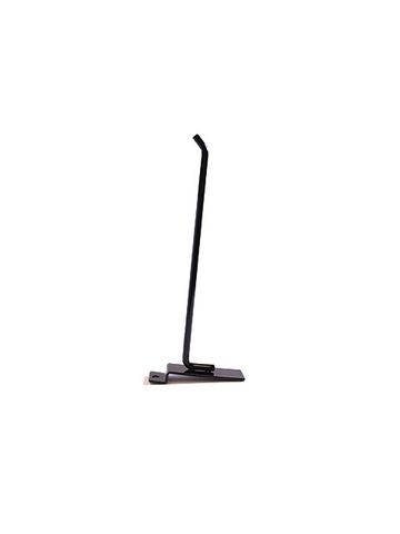 8" Black, Heavy duty slatwall hook with 45 deg. Tip